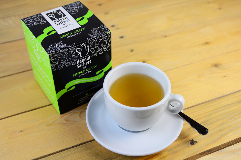 Herbata zielona Helmut Sachers SIMPLY GREEN w saszetkach