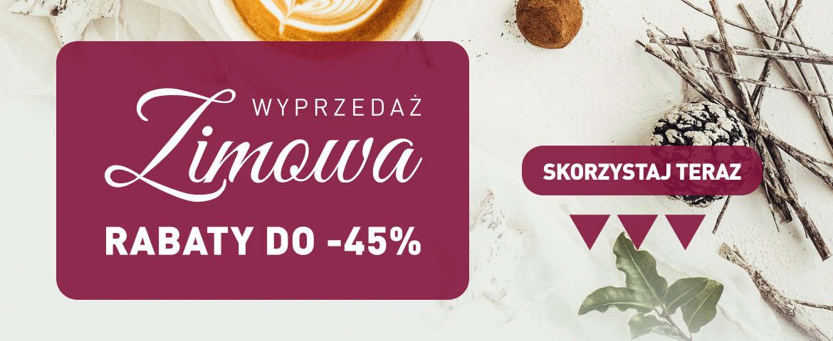 Zimowa wyprzedaż kawy i akcesoriów do kawy. Rabaty do -45%