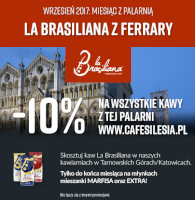 La Brasiliana – palarnia miesiąca w Cafe Silesia we wrześniu 2017r.