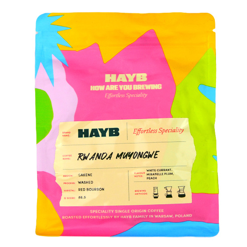 kawa ziarnista HAYB Rwanda Muyongwe 250g