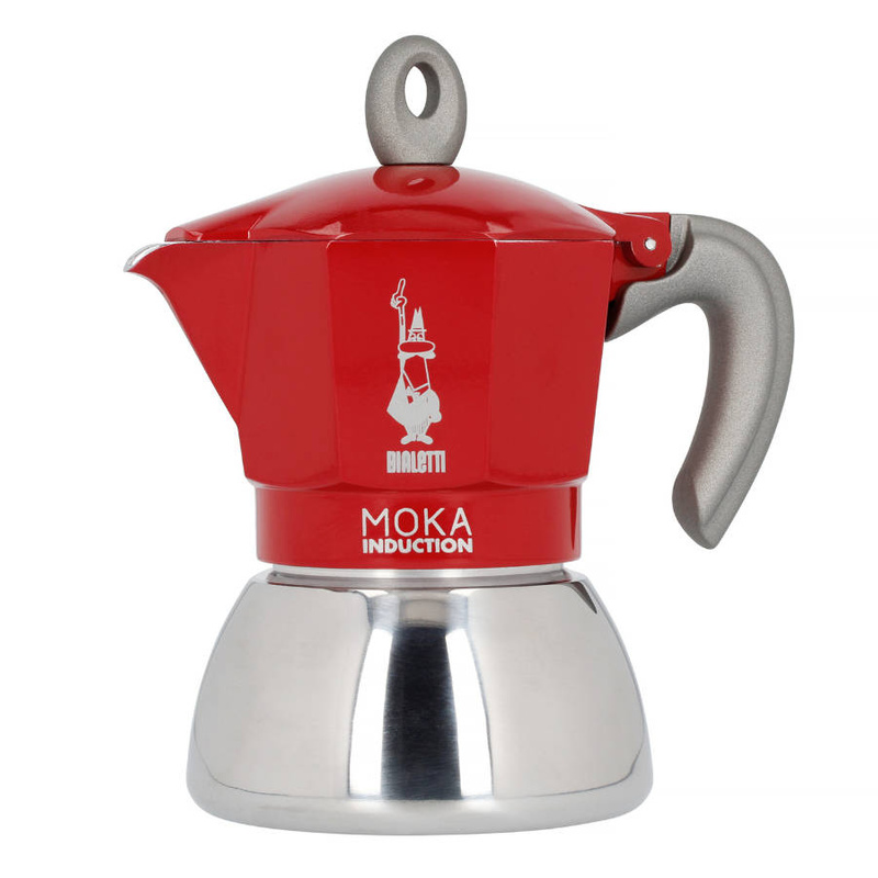 Kawiarka Bialetti New Moka 4tz indukcyjna CZERWONA