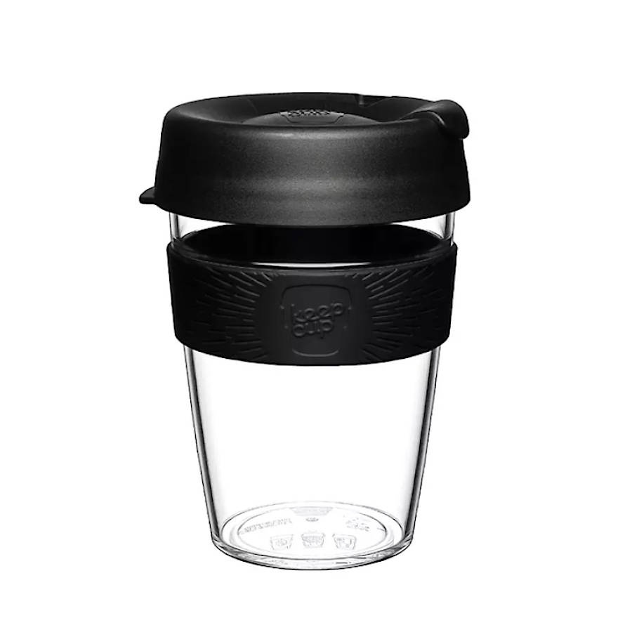 KeepCup Clear Edition 340ml Original | BLACK