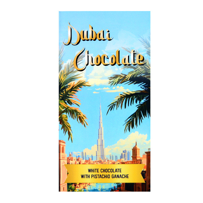 Beskid Chocolate | DUBAJSKA biała z pistacjami 110g