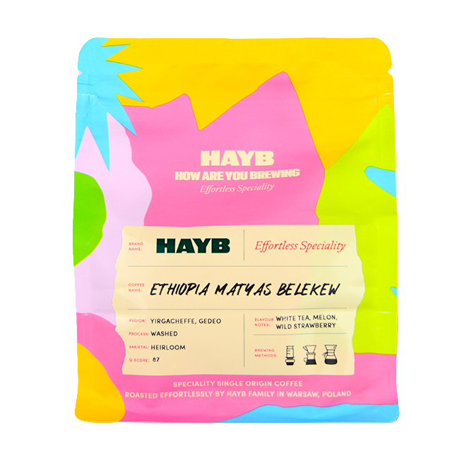 kawa ziarnista HAYB ETIOPIA Matyas Belekew 250g