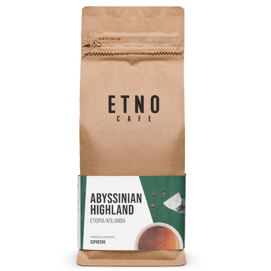 Kawa ziarnista Etno Cafe Abyssinian Highland 1 kg