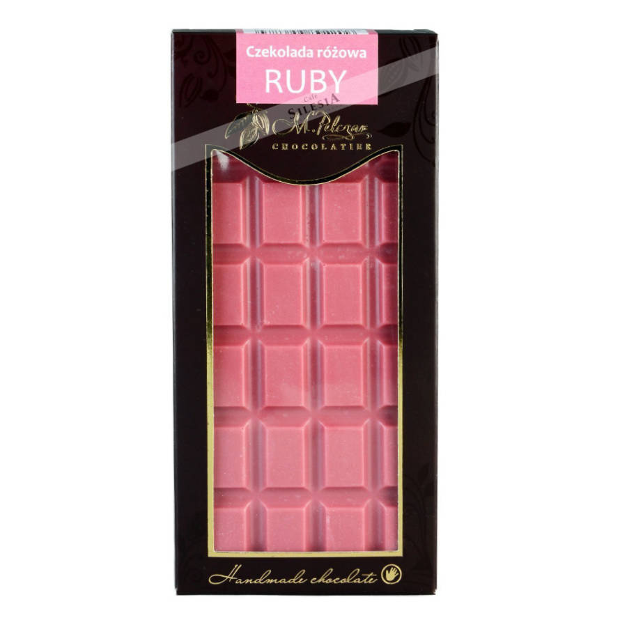 M.Pelczar czekolada różowa Ruby 85g