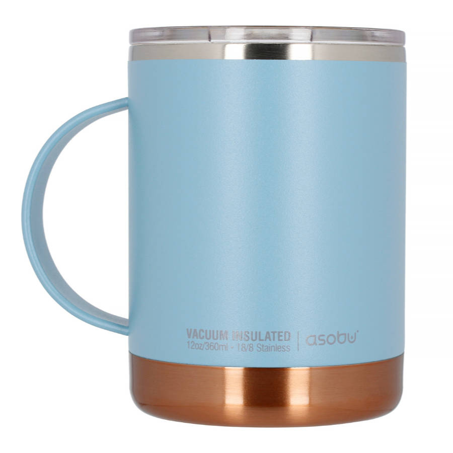 Kubek termiczny ASOBU Ultimate Coffee Mug Baby Blue 360ml