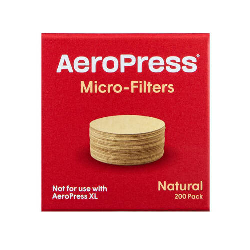 AEROPRESS: filtry papierowe 200 szt.| NATURAL