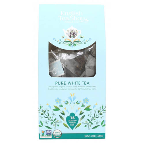 ENGLISH TEA - herbata biała Pure White Tea – 15 Piramidek