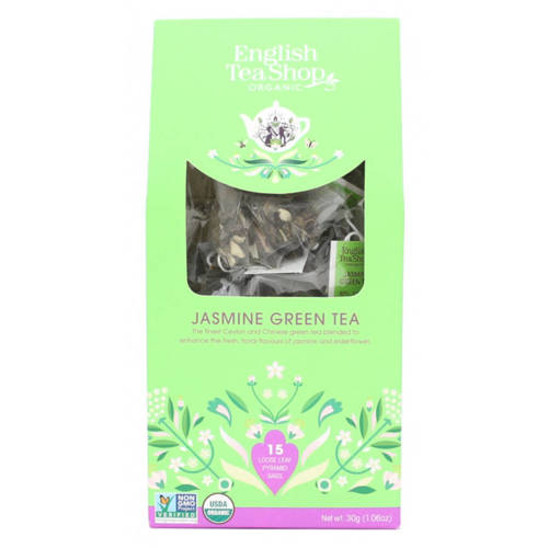 ENGLISH TEA - herbata zielona Jasmine Green Tea – 15 Piramidek