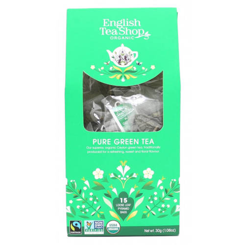 ENGLISH TEA - herbata zielona Pure Green Tea – 15 Piramidek
