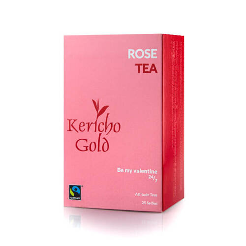 Herbata Czarna KERICHO GOLD rose tea 25szt. | ATTITUDE