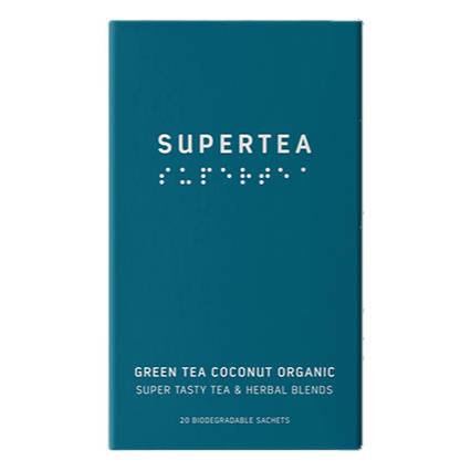 Herbata SUPERTEA green tea coconut organic 20 saszetek