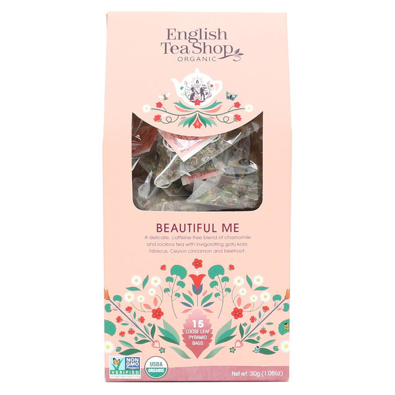  ENGLISH TEA - Herbata ziołowa Beautiful Me – 15 Piramidek