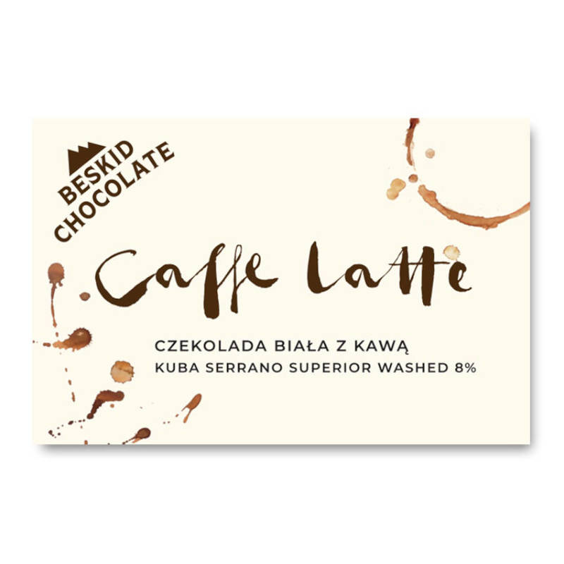Beskid Chocolate | BIAŁA Z CAFFE LATTE 40/8 60g