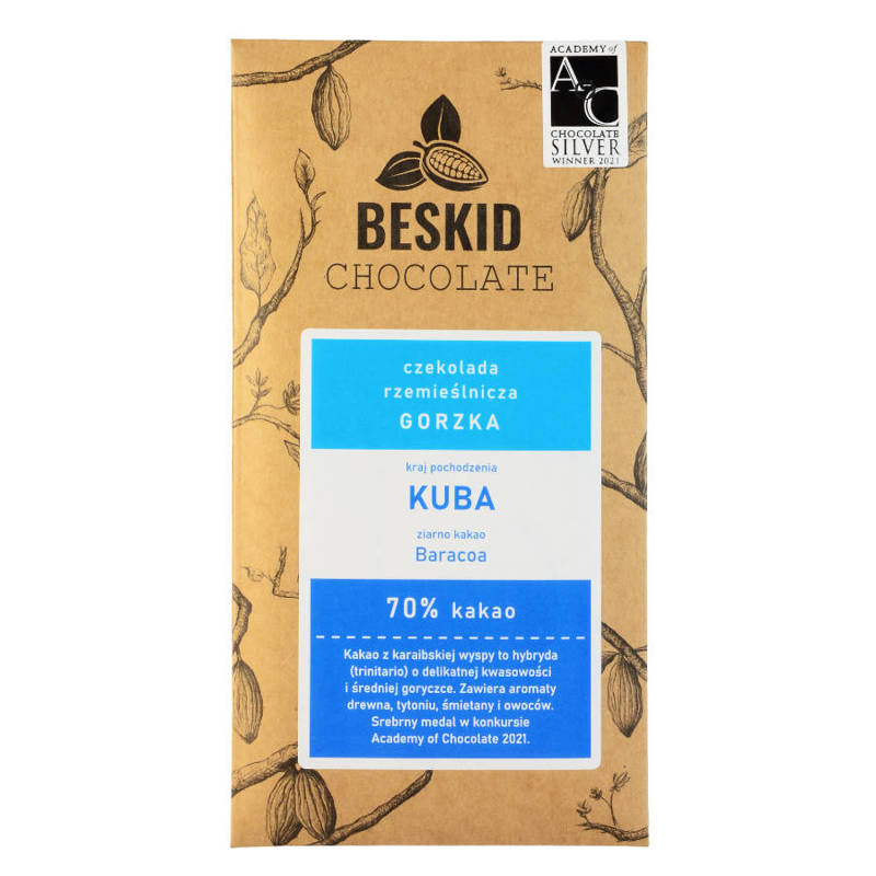 Beskid Chocolate Kuba Baracoa 70% 60g
