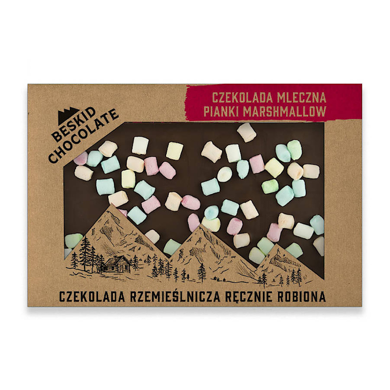 Beskid Chocolate | MLECZNA Z PIANKAMI 75g