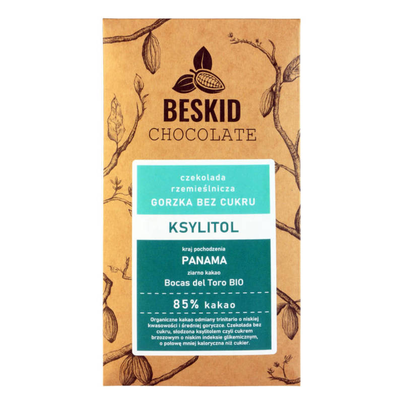 Beskid Chocolate Panama 85% z ksylitolem 60g