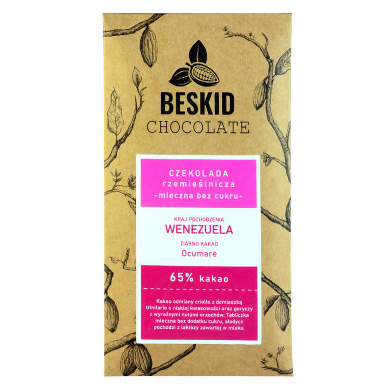 Beskid Chocolate Wenezuela 65% bez cukru 60g