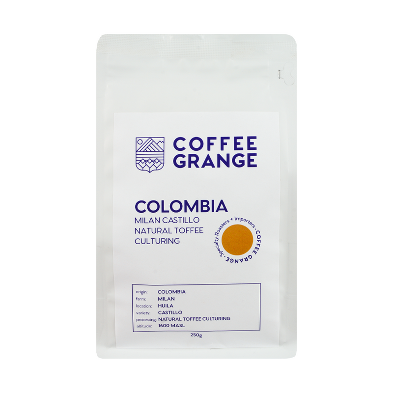 Coffee Grange KOLUMBIA Milan Castillo Natural 250g ziarnista