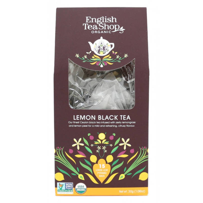 ENGLISH TEA - Herbata czarna Lemon Black Tea – 15 Piramidek