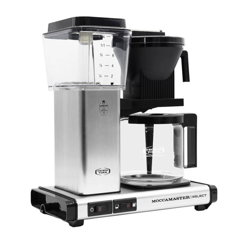 Ekspres przelewowy MOCCAMASTER KBG Select Silver Brushed