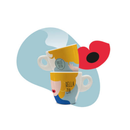 Filiżanka DOLCE VITA ESPRESSO Bella zia 50ml