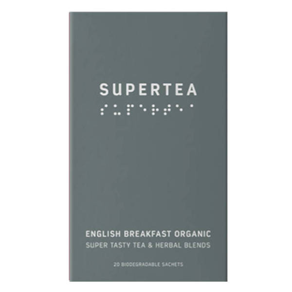 Herbata SUPERTEA english breakfast organic 20 saszetek