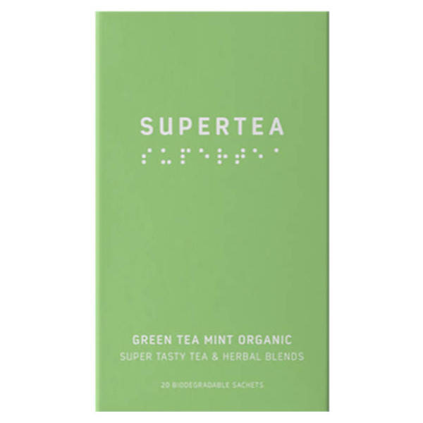 Herbata SUPERTEA green tea mint organic 20 saszetek