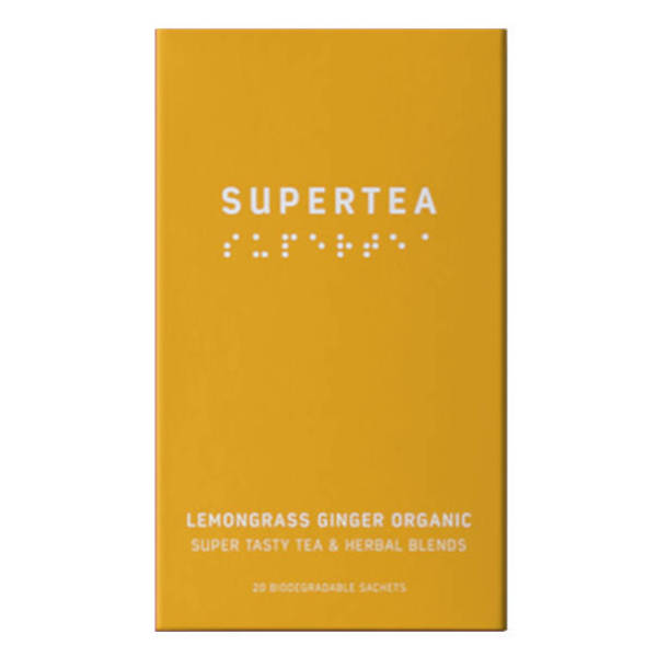 Herbata SUPERTEA lemongrass ginger organic 20 saszetek