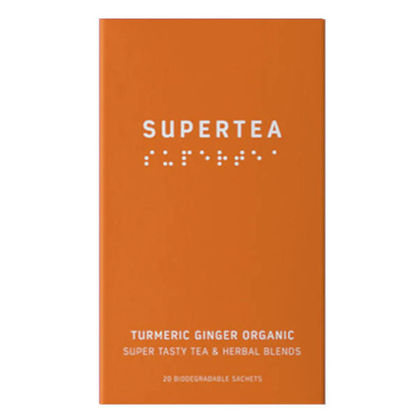 Herbata SUPERTEA turmeric ginger organi 20 saszetek