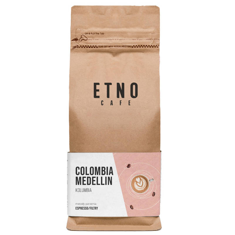 Kawa ziarnista Etno Cafe Colombia Medellin 0,25 kg
