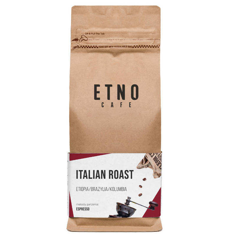 Kawa ziarnista Etno Cafe Italian Roast 0,25 kg