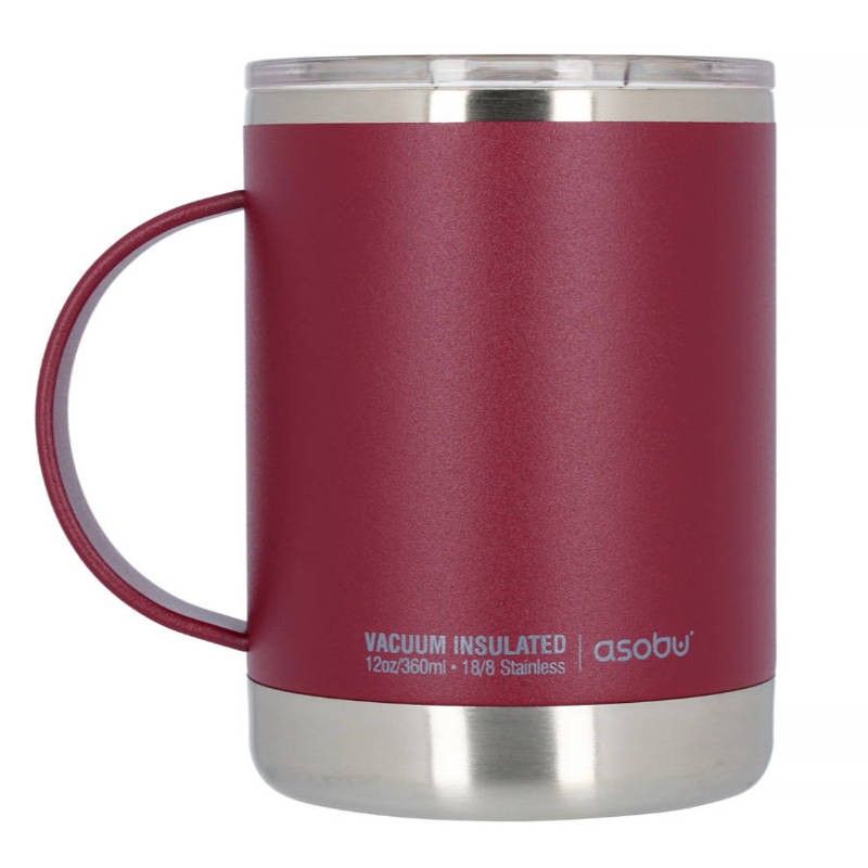 Kubek termiczny ASOBU Ultimate Coffee Mug Burgundy 360ml