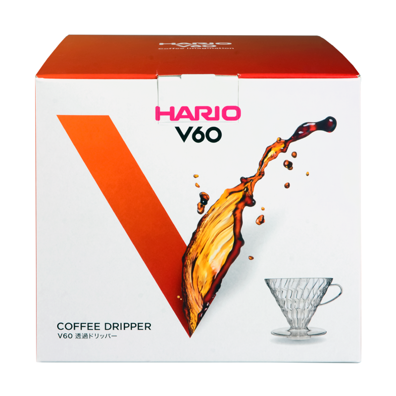 Plastikowy dripper HARIO V60-03 | PRZEŹROCZYSTY