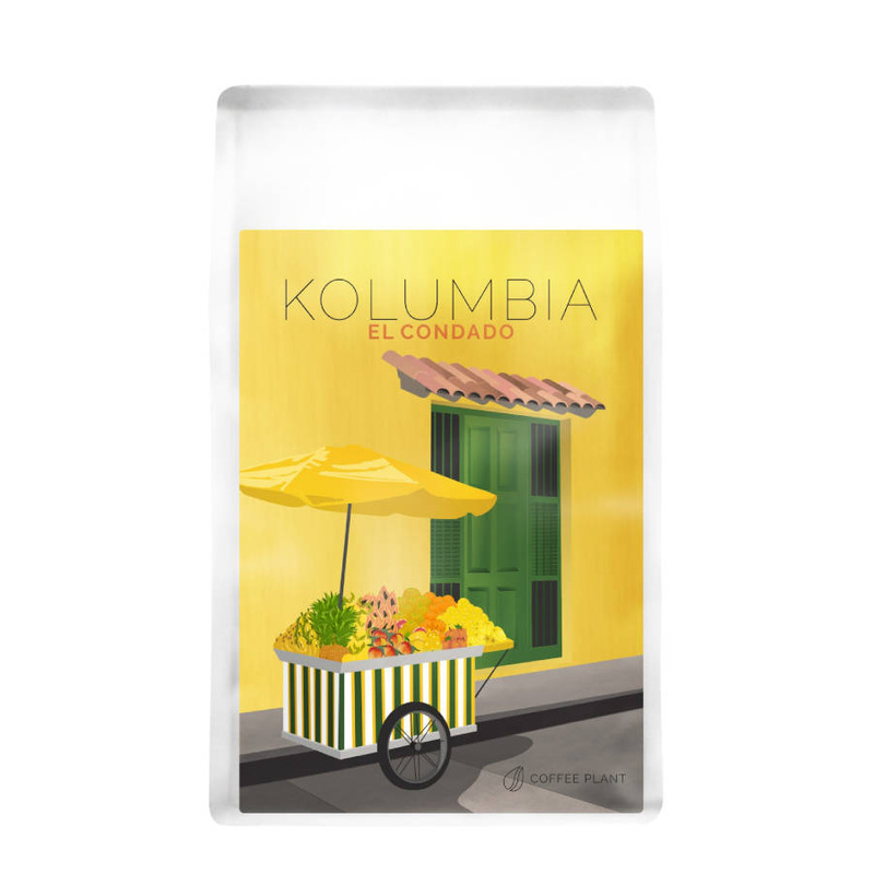 kawa ziarnista COFFEE PLANT Kolumbia El Condado 250g