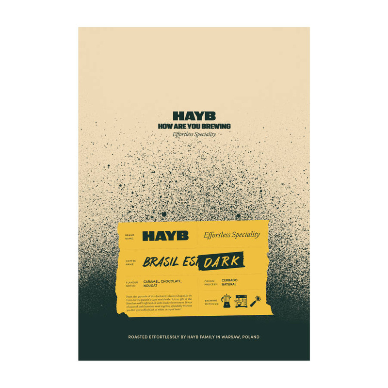 kawa ziarnista HAYB Brasil Dark Roast Espresso 250g